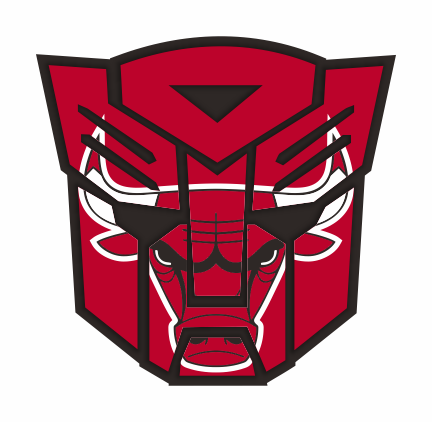 Autobots Chicago Bulls logo iron on paper